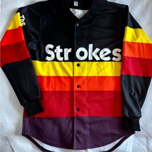 The Strokes Baseball Jersey M The Adults Are Talking Music Video Shirt